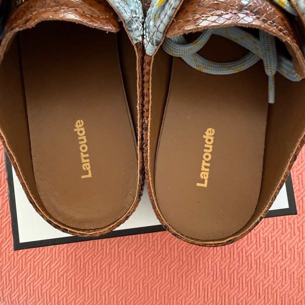 Larroude Stella Mule Python - image 7